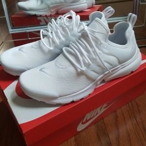 Nike Presto Premium Leather 'Triple White'